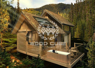 Light Weight Steel Modular Tree House , Small Prefab Cottages For Family Holiday Living
