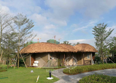 Wooden Modern Prefab Cabins , Light Steel Structure Prefab Guest House