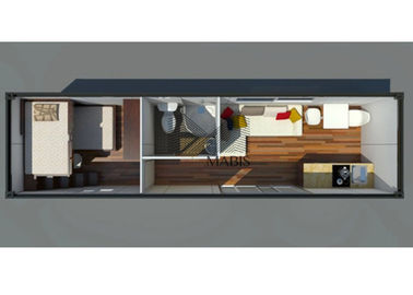 Fully Furnished Prefab Container Homes High Quality For Residence