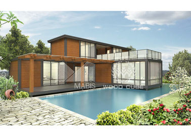 Nice Design Prefab Modular Homes Galvanized Steel Structure 2 Floors Dwelling