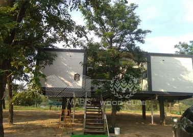 High Intensity Prefabricated Wooden Houses With Galvanized Light Steel Frame