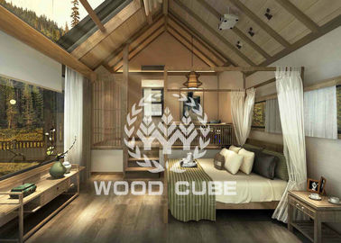 Flexible Prefabricated Wooden Homes With Reliable Frame Easy Shipping