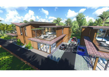 306 Square Meter Duplex Prefab Homes , High End Modular Family Villa