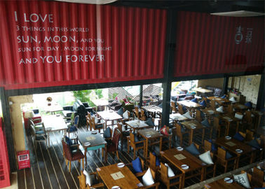 High Quality Shipping Container Restaurant , Modern Style Container Restaurant